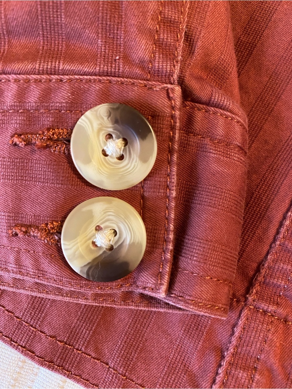 Rails Women’s Rust Button-Front Jacket - Picture 5 of 6